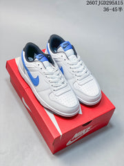 Nike SB Dunk Low Pro Sneakers White Blue 2607JGD295A15