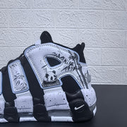 Nike Air More Uptempo Panda Black and White Sneakers