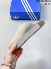 adidas Adimule Suede-Textured Mule Slides Beige IH690