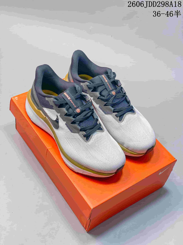 Nike ReactX Running Shoes White Black Gold JDD298A18
