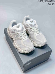 New Balance 9060 Sneakers White with Mint Accents
