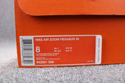 Nike Air Zoom Pegasus 35 Running Shoes, Grey/Crimson 942851-006