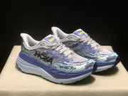 HOKA Stinson 7 Running Shoes in Purple and Mint
