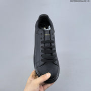 Alexander McQueen Low-Top Sneakers in Black with Thick Sole