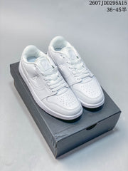 Nike Air Jordan 1 Low White Sneakers 2607JDD295A15
