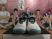 Nike Basketball Shoes in White, Green and Blue