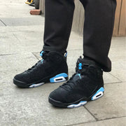 Jordan Air Jordan 6 UNC Black and University Blue Sneakers