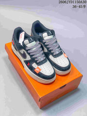 Nike Air Force 1 '07 Low Black and White Graffiti Sneakers