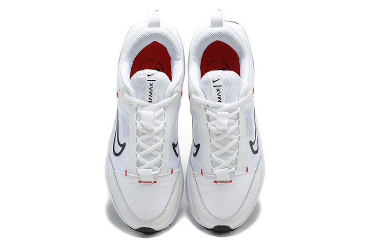 Nike Air Max White and Red Running Sneakers