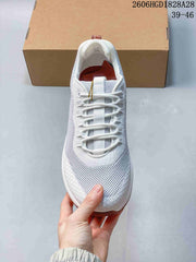 Loro Piana Week End Walk Sneakers, White and Dusty Rose