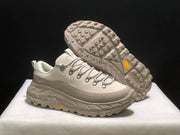 HOKA Tor Summit Trail Sneakers in Cream and Taupe