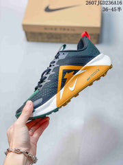 Nike ReactX Wildhorse 10 Trail Sneakers Dark Gray Orange
