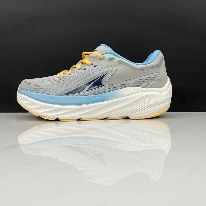ALTRA Via Olympus Road Running Shoes, Gray Blue Yellow