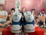 Nike Air Max Uptempo Blue and White Basketball Sneakers