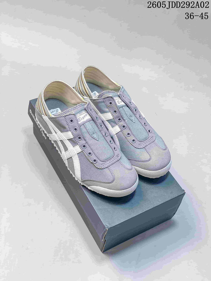 Onitsuka Tiger Mexico 66 Slip-On Sneakers Gray White