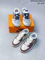 Nike Air Jordan 1 Low OG SP Sneakers Military Blue and Brown