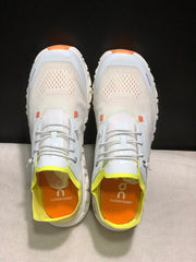 On Cloud 6 Coast Sneakers in Ivory, Yellow and Orange