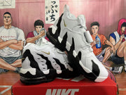 Nike Air More Uptempo White and Black Sneakers