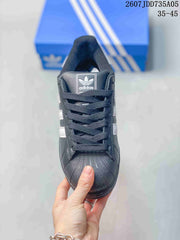 Adidas Superstar Black White Shell-Toe Sneakers 2607JDD735A05