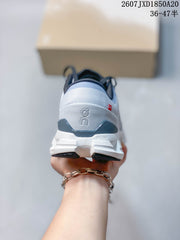 On Cloud X 4 Sneakers Light Gray White Navy JXD1850A20