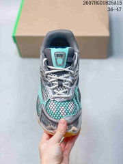 Bottega Veneta Orbit Runner Sneakers Aqua Silver 2607HGD1825A15