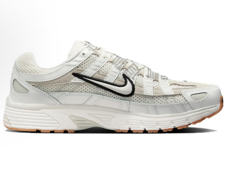 Nike Retro Running Sneakers in Off-White