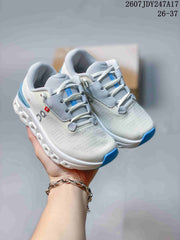 On Cloudstratus 3 Women's Running Shoes White Gray Blue JDY247A17