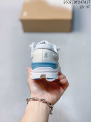 On Cloudstratus 3 Women's Running Shoes White Gray Blue JDY247A17