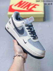 Nike Air Force 1 Grey Navy Sneakers 2607JYD1155A15