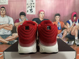 Nike Red and White Basketball Sneakers