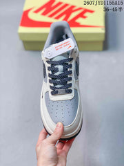 Nike Air Force 1 Grey Navy Sneakers 2607JYD1155A15