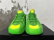 Adidas Green Basketball Sneakers with Yellow Accents