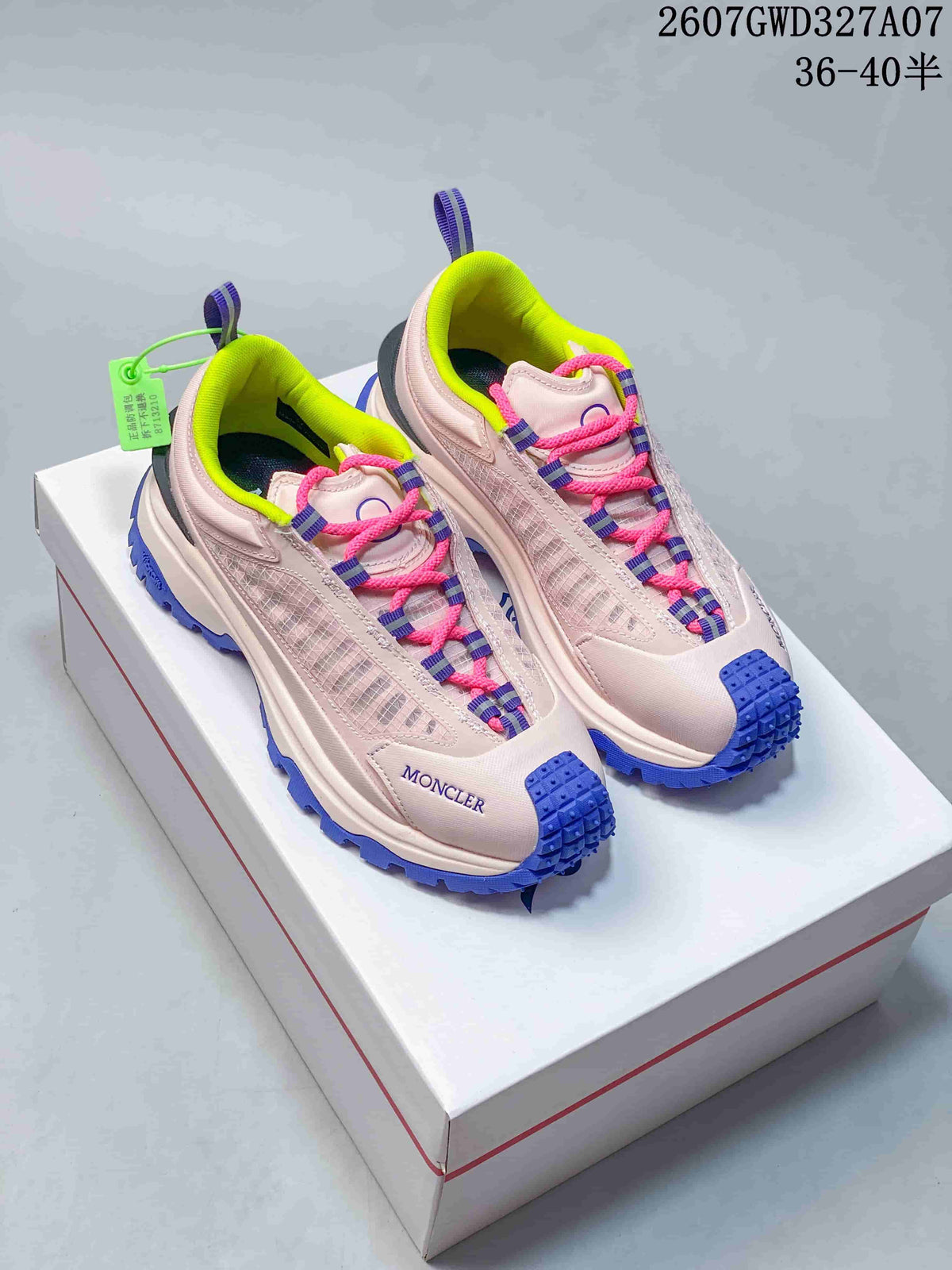 Moncler Grenoble Trailgrip Lite2 Sneakers Pink Blue 2607GWD327A07