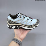 Salomon XT-6 GTX Trail Running Shoes, Ice Blue and Black