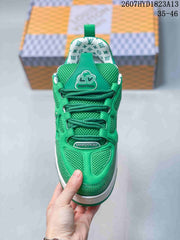 Louis Vuitton Trainer Sneakers Green 2607HYD1823A13