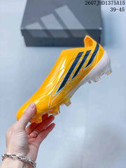 adidas F50 Elite Yellow Black Laceless Soccer Cleats