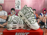 Nike Air More Uptempo Panda Bamboo Sneakers