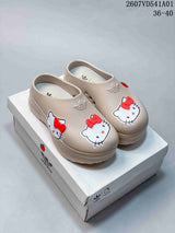 adidas x Hello Kitty Platform Mule Clogs in Beige