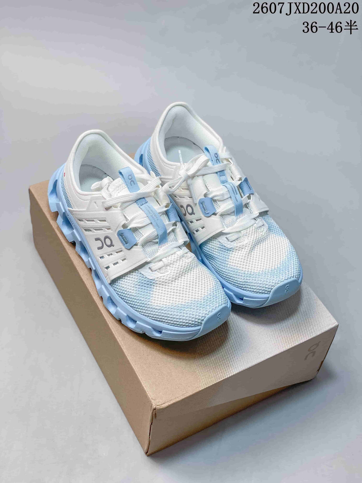 On Cloudswift Amp Women's Running Sneakers White Blue 07JXD200A20