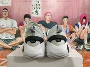 Nike Basketball Shoes in Gray and Volt Green