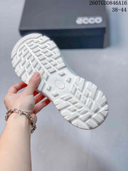 ECCO 2607GDD846A16 White Mesh Casual Sneakers