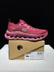 On x Loewe Cloudtilt Sneakers in Cherry Burgundy