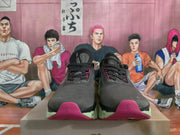 On Running Cloudmonster Sneakers in Black and Lime Green