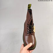 Dr. Martens 1461 Brown Lace-Up Platform Boots