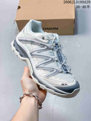 Salomon XT-Quest ATHR Trail Sneakers in White and Gray