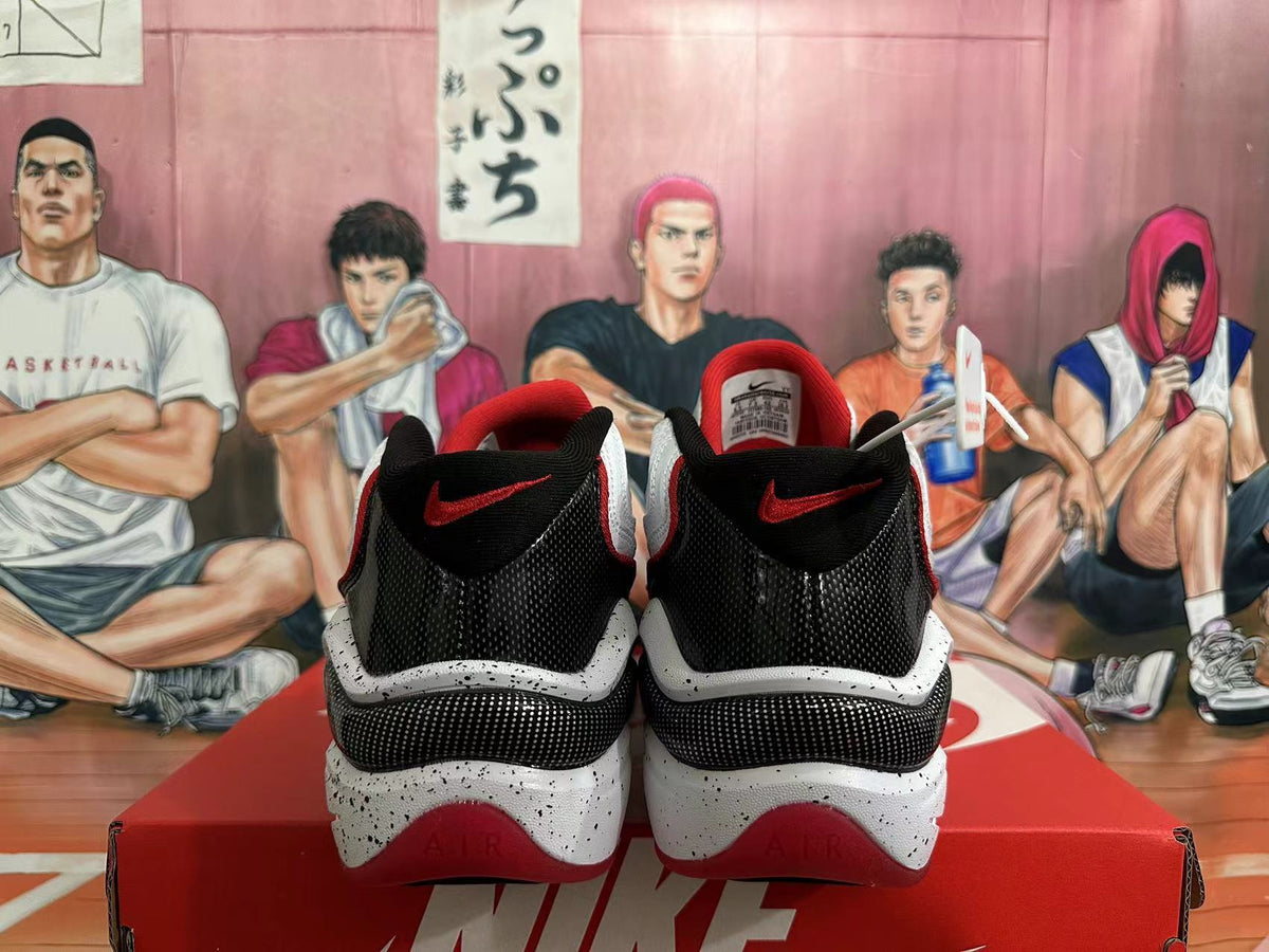 Nike Air Zoom Flight 96 White Red Black Basketball Shoes