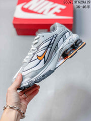 Nike Shox Ride 2 Sneakers Grey White Orange 711395WPR