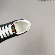 Gucci Screener Distressed Low-Top Sneakers Black and White HL171401130