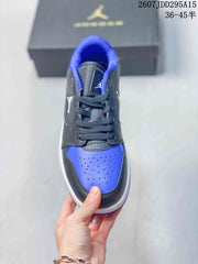 Jordan Air Jordan 1 Low Sneakers Black Blue 2607JDD295A15