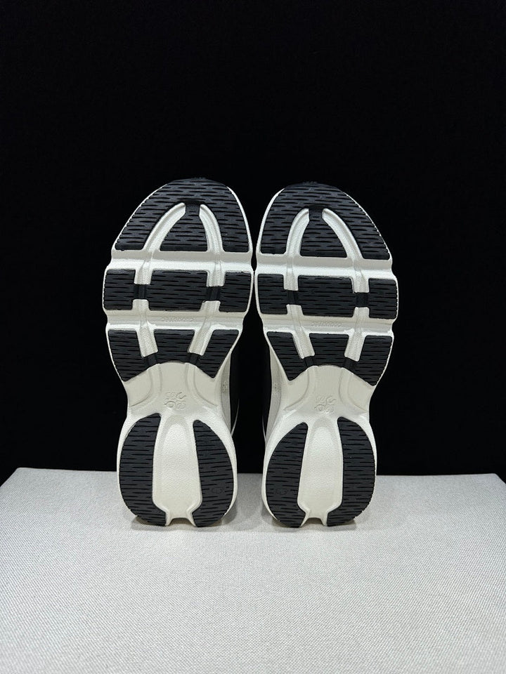 On x LOEWE Cloudventure 3.0 Black and White Sneakers